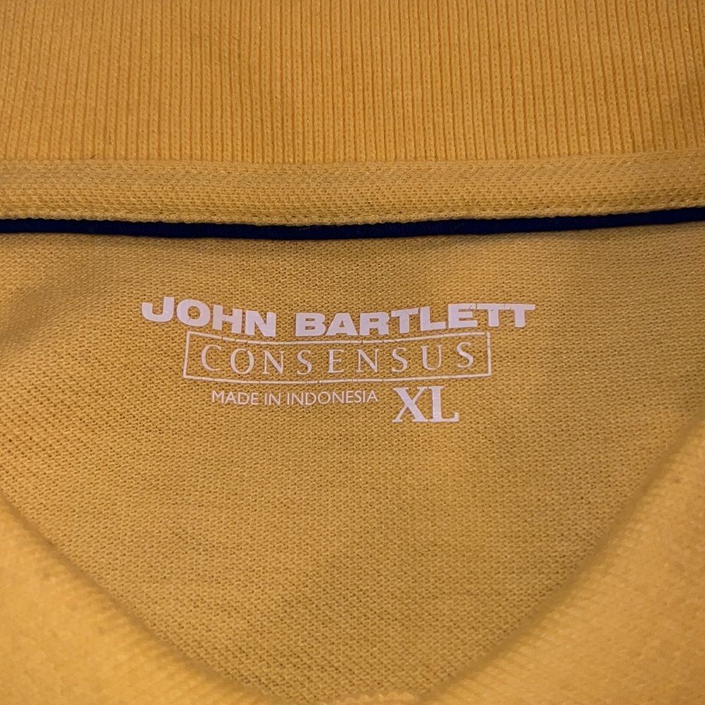 Men’s John Bartlett Consensusyellow Collaredshirt - image 3